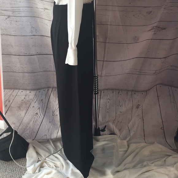 High Waisted CATHERINE MALANDRINO PIN TUCK PANTS. NWT DESIGNER COLLECTION - Picture 4 of 10